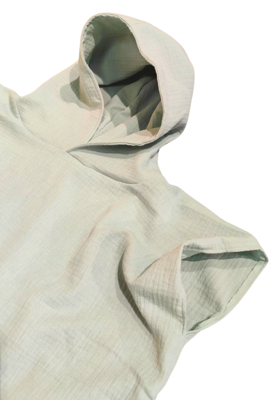 Bade-Poncho aus Bio-Musselinstoff