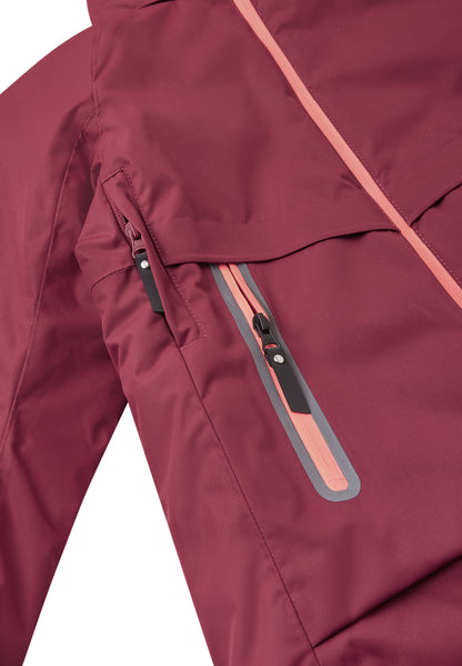 REIMA TEC Skijacke/Winterjacke Posio <br>Gr. 140 bis 164<br> Schneefang & verstellbare Ärmelbündchen mit Lycraeinsätzen<br> Lüftungs-Reissverschlüsse & wasserabweisende Taschen- und Front-Reissverschlüsse <br>funktionelle Details<br> WS 12'000 mm