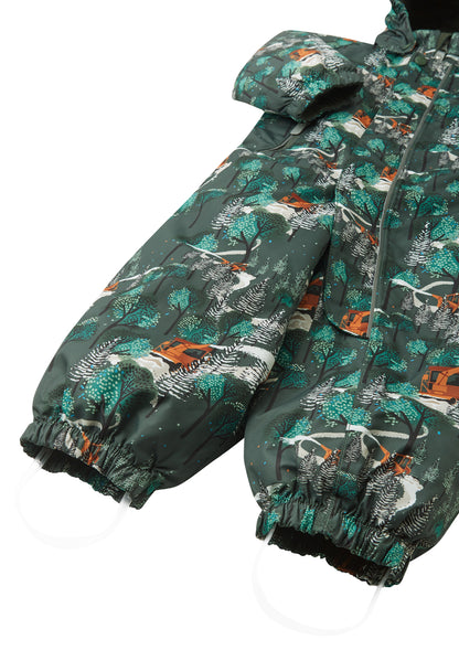 REIMA TEC Winteroverall/Skianzug AKTIONSFARBE<br> Puhuri <br>Gr. 86, 98 <br> Po-Bereich extra dick isoliert<br> abnehmbare Fuss-Schlaufen<br> WS 10'000 mm