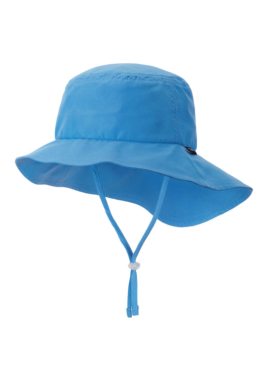 REIMA Kinder UV-Hut / Sonnenhut mit grosser Krempe Rantsu azurblau 5300157A 6390