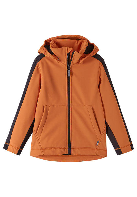 REIMA gefütterte Softshell-Jacke <br>Sipoo <br>Gr. 164<br> aussen Softshell <br>innen weiches Fleece <br>WS 10'000 mm