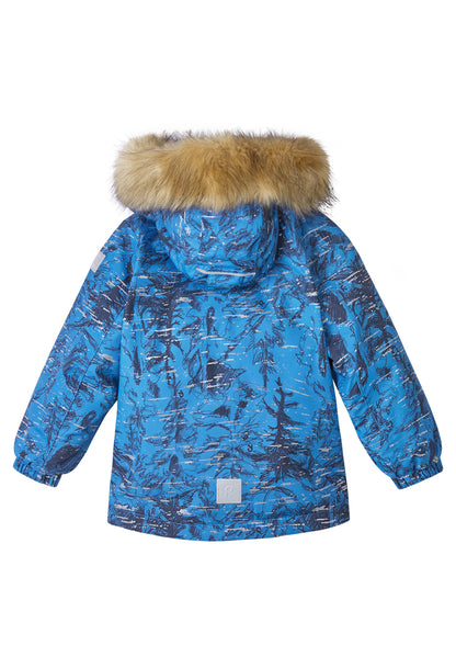 REIMA TEC Winterjacke Sprig<br>Gr. 104, 110, 116<br> komplette Jacke reflektiert stark im Dunkeln <br>Kunstpelz abnehmbar<br> WS 15'000 mm