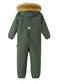 REIMA TEC+ Winteroverall/Skianzug <br>Stavanger <br>Gr. 104 bis 140 <br>extra robuster Po- und Knie/Schienbeinbereich <br> Taille regulierbar <br>auch ohne Kunstpelz tragbar <br>abnehmbare Fuss-Schlaufen<br> WS 12'000 mm