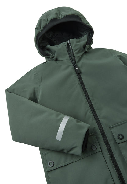 REIMA TEC 3in1 gefütterte Übergangs- und Regen-Jacke <br>Syddi <br>Gr. 122, 140 <br> austrennbare Innenjacke mit Fellex wattiert <br>(künstliche Daune) <br> WS 10'000 mm