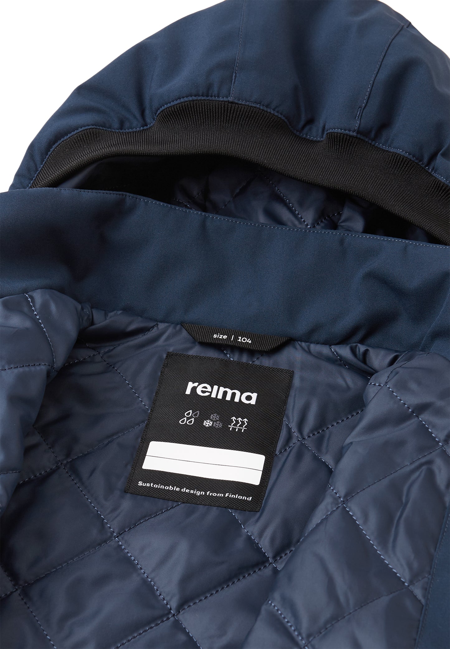 REIMA TEC gefütterte Übergangs- und Regen-Jacke <br>Symppis <br>Gr. 92, 98, 110, 116, 140 <br> leicht wattiert mit künstlichen Daunen<br> WS 8'000 mm