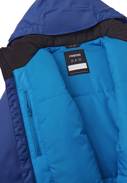 REIMA TEC Skijacke/Winterjacke Timola <br>Gr. 110, 116, 122, 128, 134, 140, 146, 152, 164<br> Schneefang & verstellbare Ärmelbündchen<br> funktionelle Details<br> WS 10'000 mm