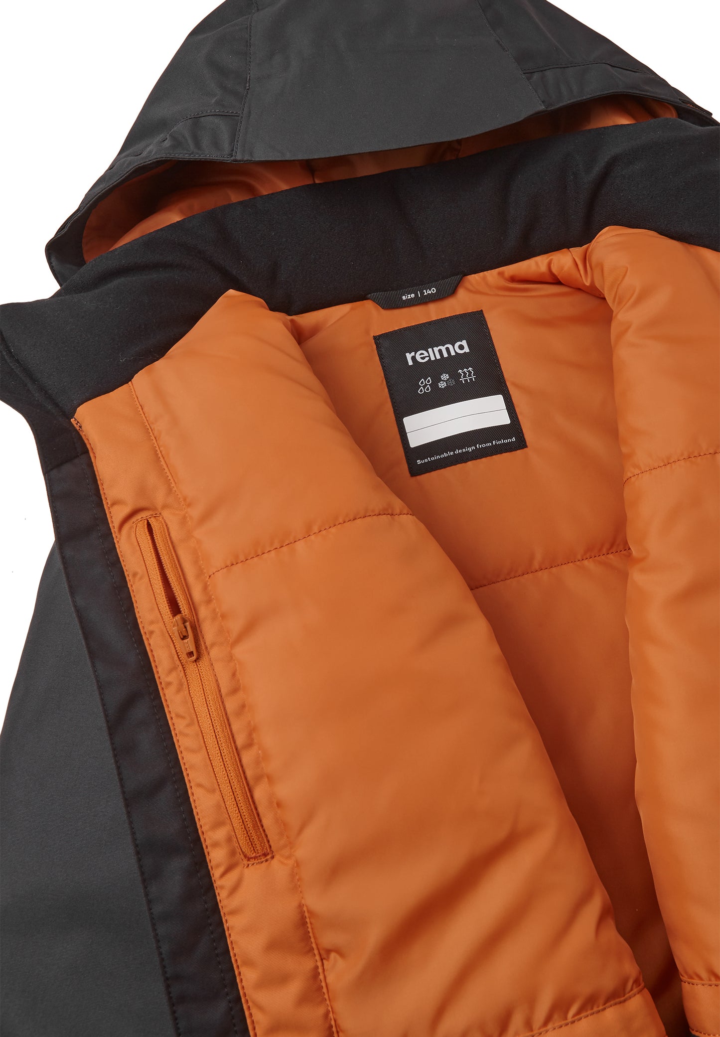 REIMA TEC Skijacke/Winterjacke Timola <br>Gr. 110, 116, 122, 128, 134, 140, 146, 152, 164<br> Schneefang & verstellbare Ärmelbündchen<br> funktionelle Details<br> WS 10'000 mm