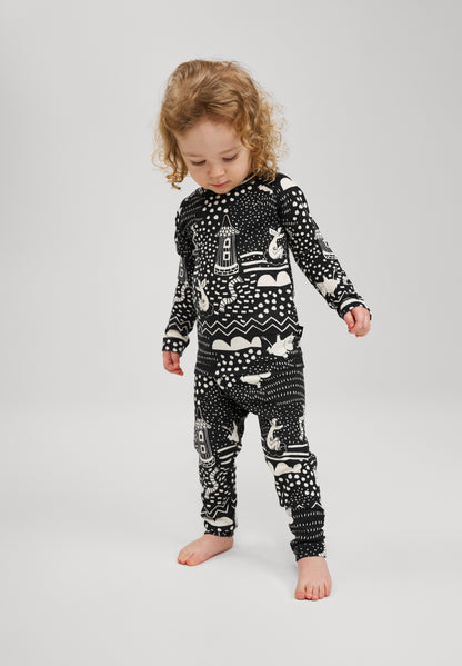 REIMA Kinder Thermowäsche Merinowolle/Tencel Trivsam schwarz 5200021A 9995