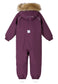 REIMA TEC+ Winteroverall/Skianzug <br>Trondheim <br>Gr. 110 bis 140 <br>extra robuster Po- und Knie/Schienbeinbereich <br> Taille regulierbar <br> Druckknopf am Beinende<br>auch ohne Kunstpelz tragbar <br>abnehmbare Fuss-Schlaufen<br> WS 10'000 mm