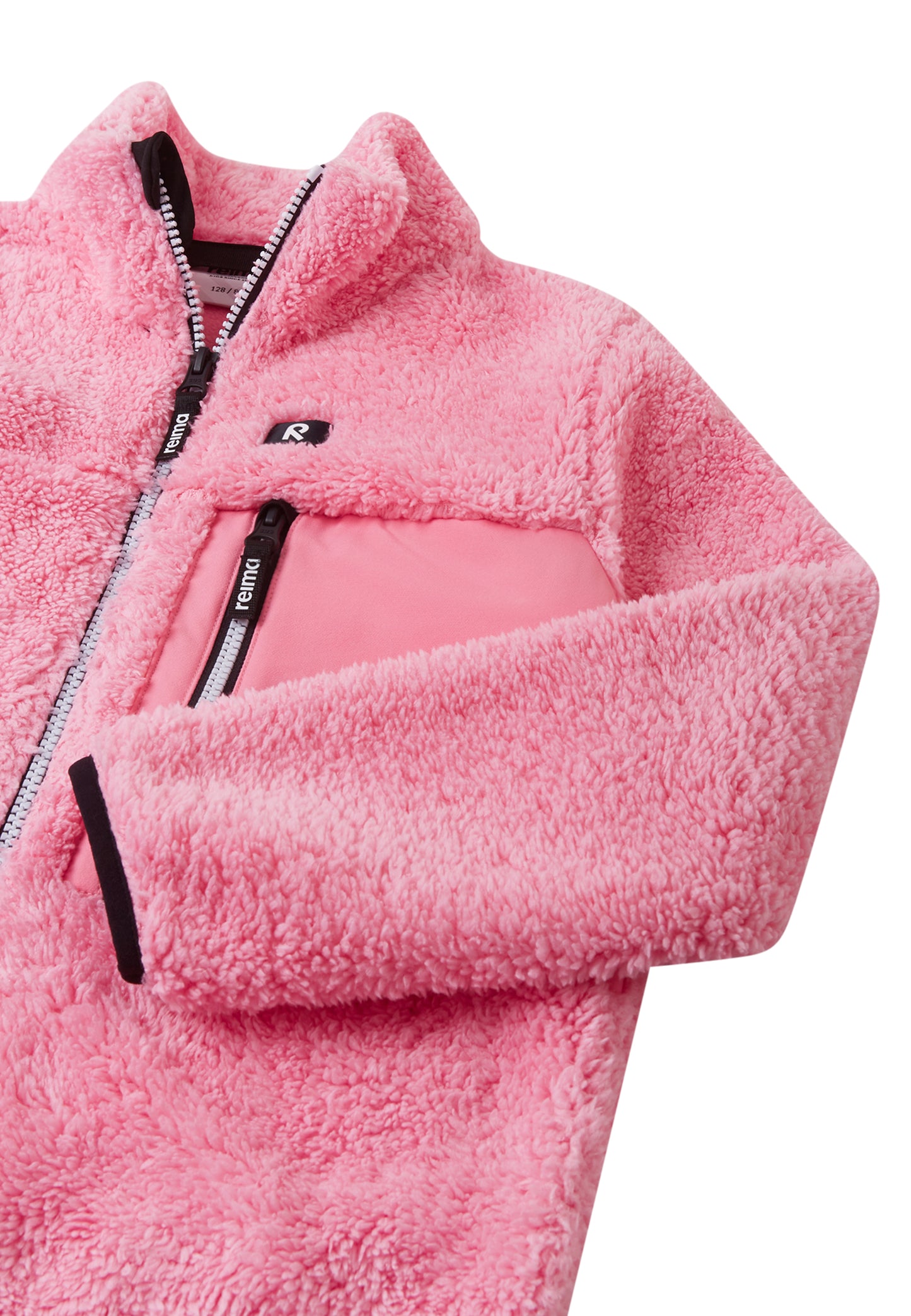 REIMA Fleece-Jacke <br> Turilas<br> Gr. 104, 110, 140<br> aussen warm und flauschig, innen hautfreundliches Fleece<br> recyceltes Material<br> sehr warm, 370 g/m2 Dicke