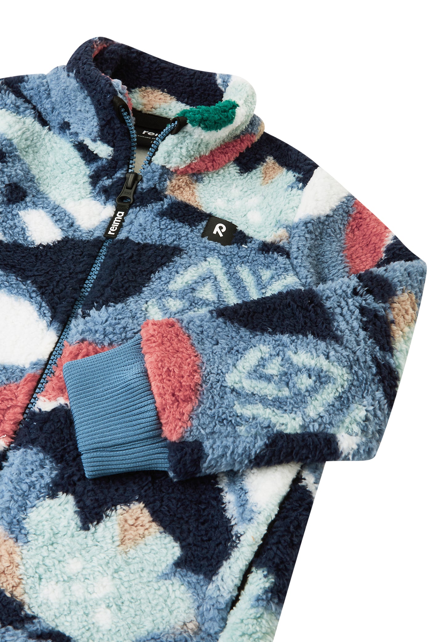REIMA Fleece-Jacke <br> Turkkinen<br> Gr. 92, 128<br> aussen warm und flauschig, innen hautfreundliches Fleece<br> recyceltes Material<br> sehr warm, 370 g/m2 Dicke