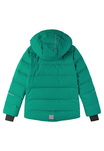 REIMA TEC warme Daunen-Skijacke/Winterjacke AKTIONSFARBE<br>Vaattunki <br>Gr. 104<br>zertifizierte Daune, waschbar<br> Schneefang & verstellbare Ärmelbündchen mit Lycraeinsätzen mit Daumenloch<br>funktionelle Details <br>WS 10'000 mm