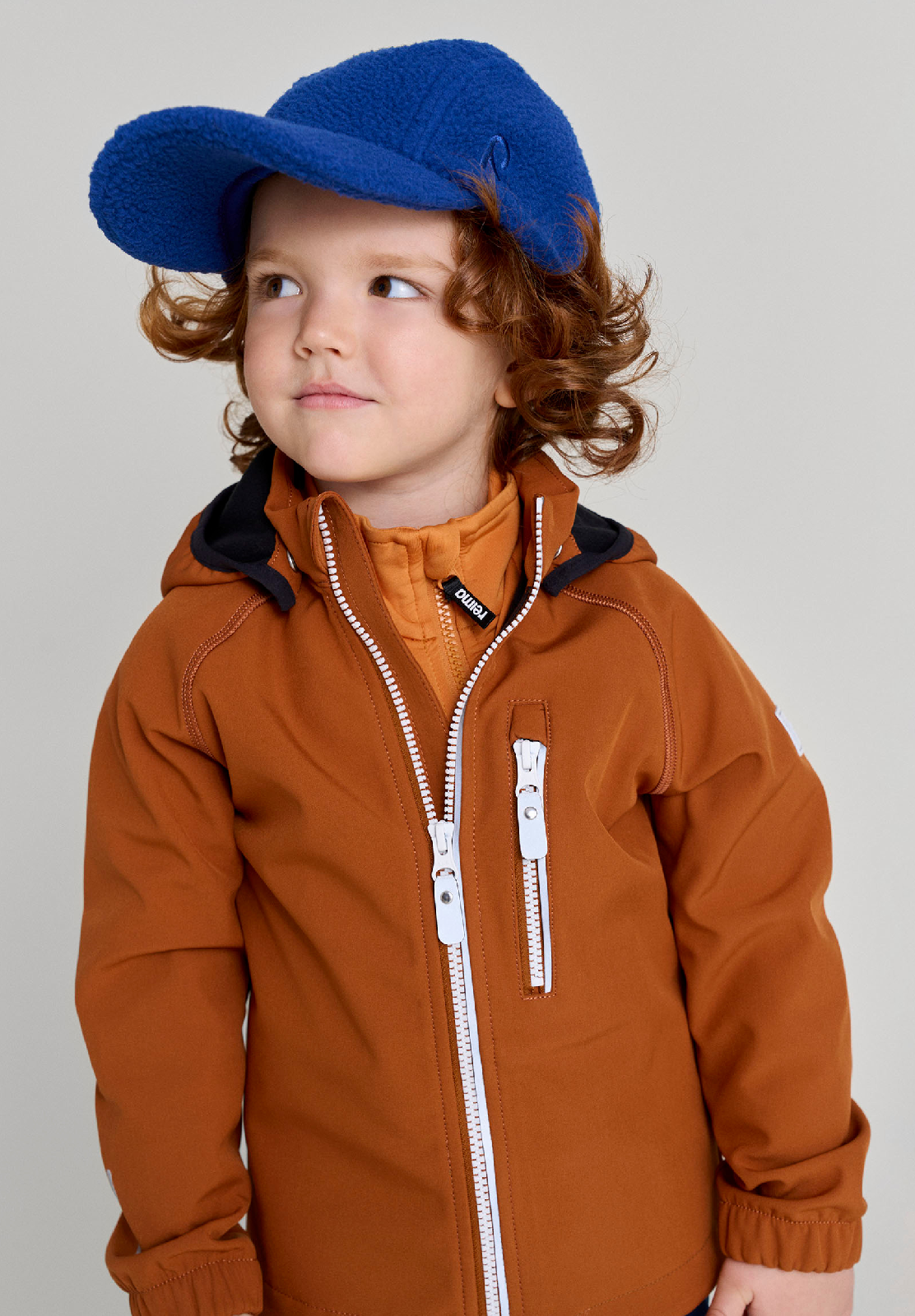 REIMA Kinder Softshell Jacke Kapuze Vantti 5100009A-1490