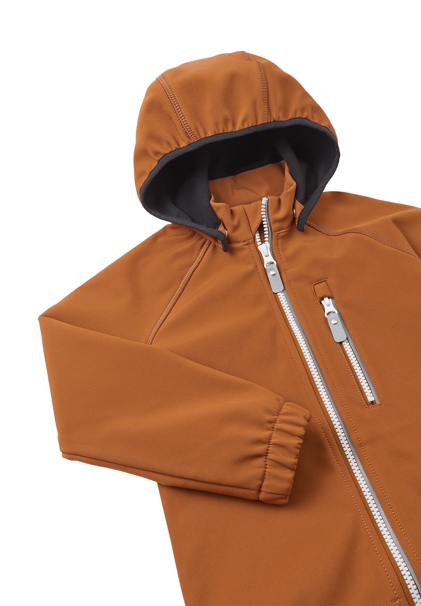 REIMA gefütterte Softshell-Jacke <br>Vantti <br>Gr. 86, 98, 116, 128<br> aussen Softshell<br> innen weiches Fleece <br>WS 10'000 mm