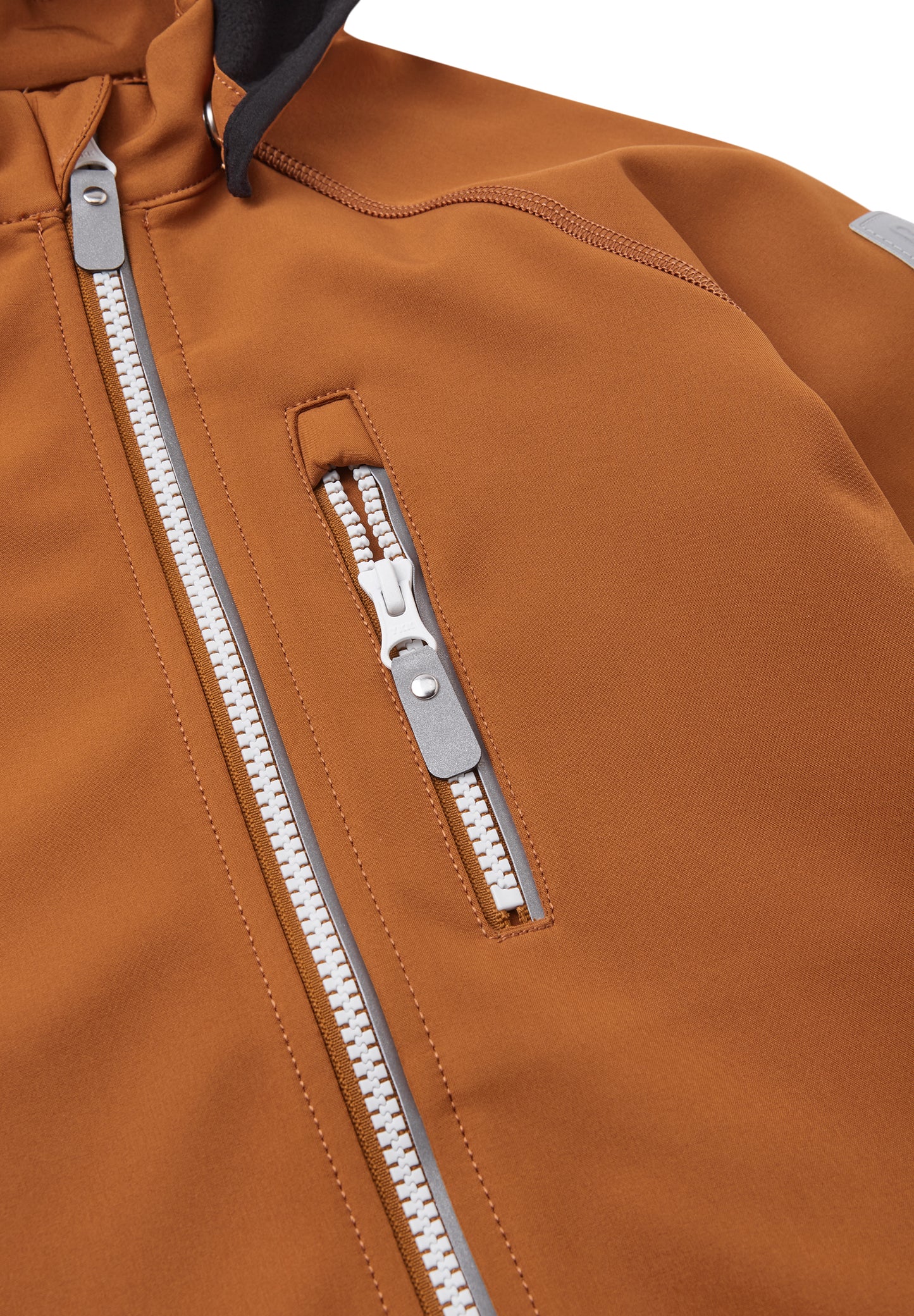 REIMA gefütterte Softshell-Jacke <br>Vantti <br>Gr. 86, 98, 116, 128<br> aussen Softshell<br> innen weiches Fleece <br>WS 10'000 mm