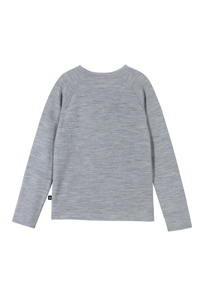REIMA Langarmshirt aus Merinowolle <br>Viisas<br> Gr. 128, 134, 146, 152, 164 <br>natürlich&temperaturausgleichend<br> zum separat oder darunter tragen <br>warm