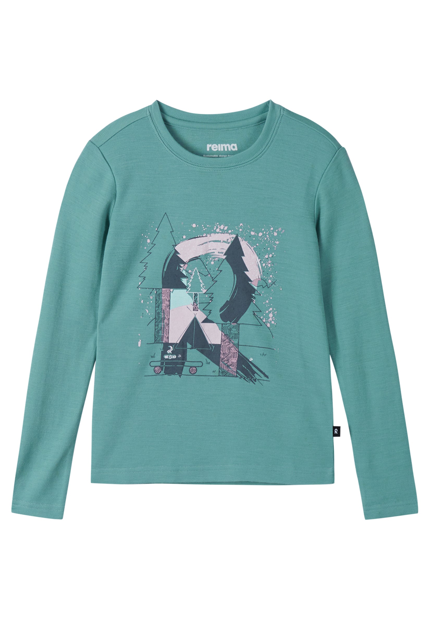 REIMA Langarmshirt Merinowolle Viluton 536624/5200011A