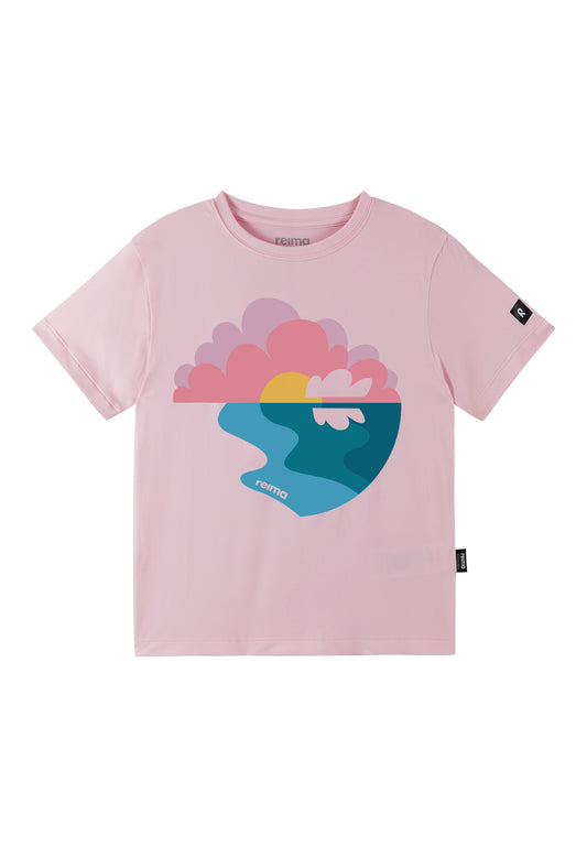 REIMA Kinder UV-Shirt / Wandershirt Vauhdikas mit kühlender Wirkung Xylitol Vauhdikas rosa 5200189B 4010