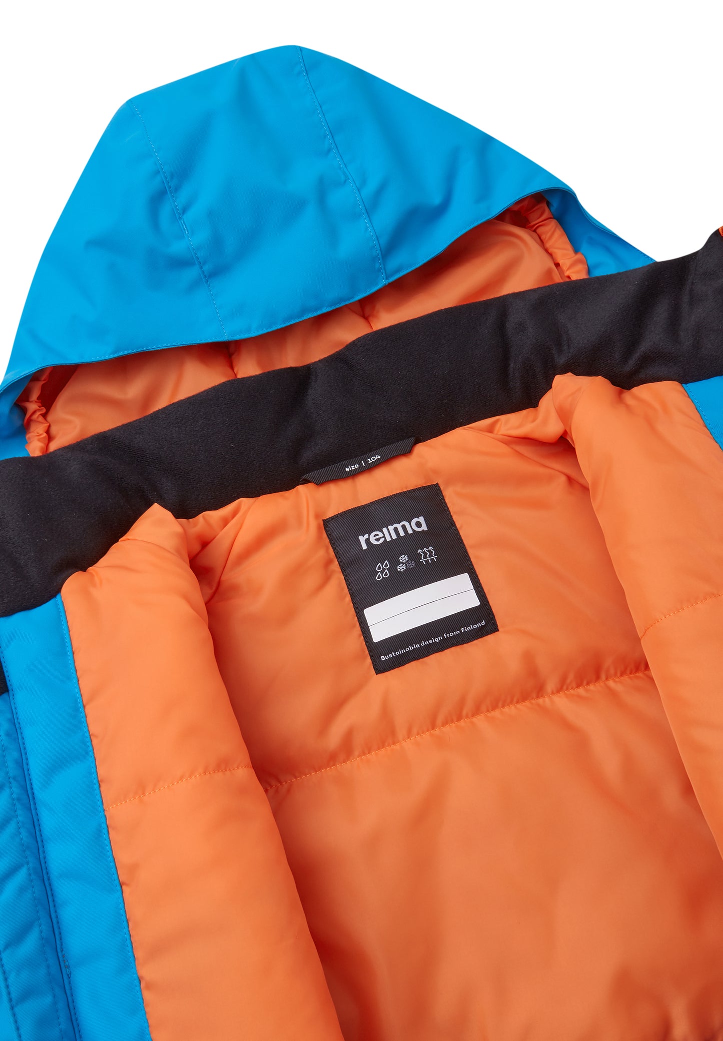 REIMA TEC Skijacke/Winterjacke Autti <br>Gr. 104<br> Schneefang & verstellbare Ärmelbündchen<br> funktionelle Details<br> WS 10'000 mm