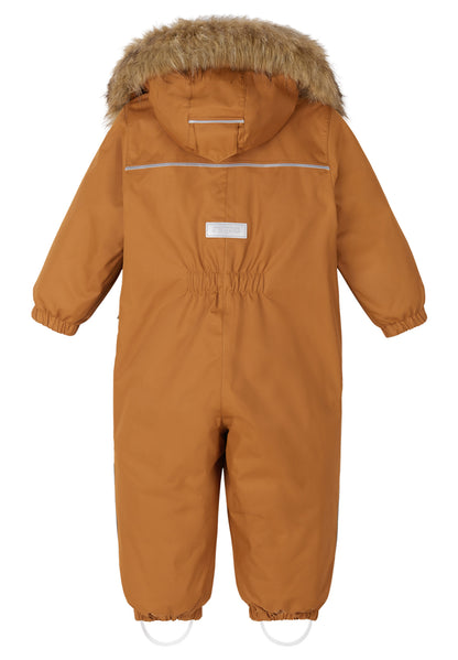 REIMA TEC Winteroverall/Skianzug<br> Gotland <br>Gr. 80, 86, 92<br> Po-Bereich extra dick isoliert<br> auch ohne Kunst-Pelz tragbar<br> abnehmbare Fuss-Schlaufen<br> WS >12'000 mm