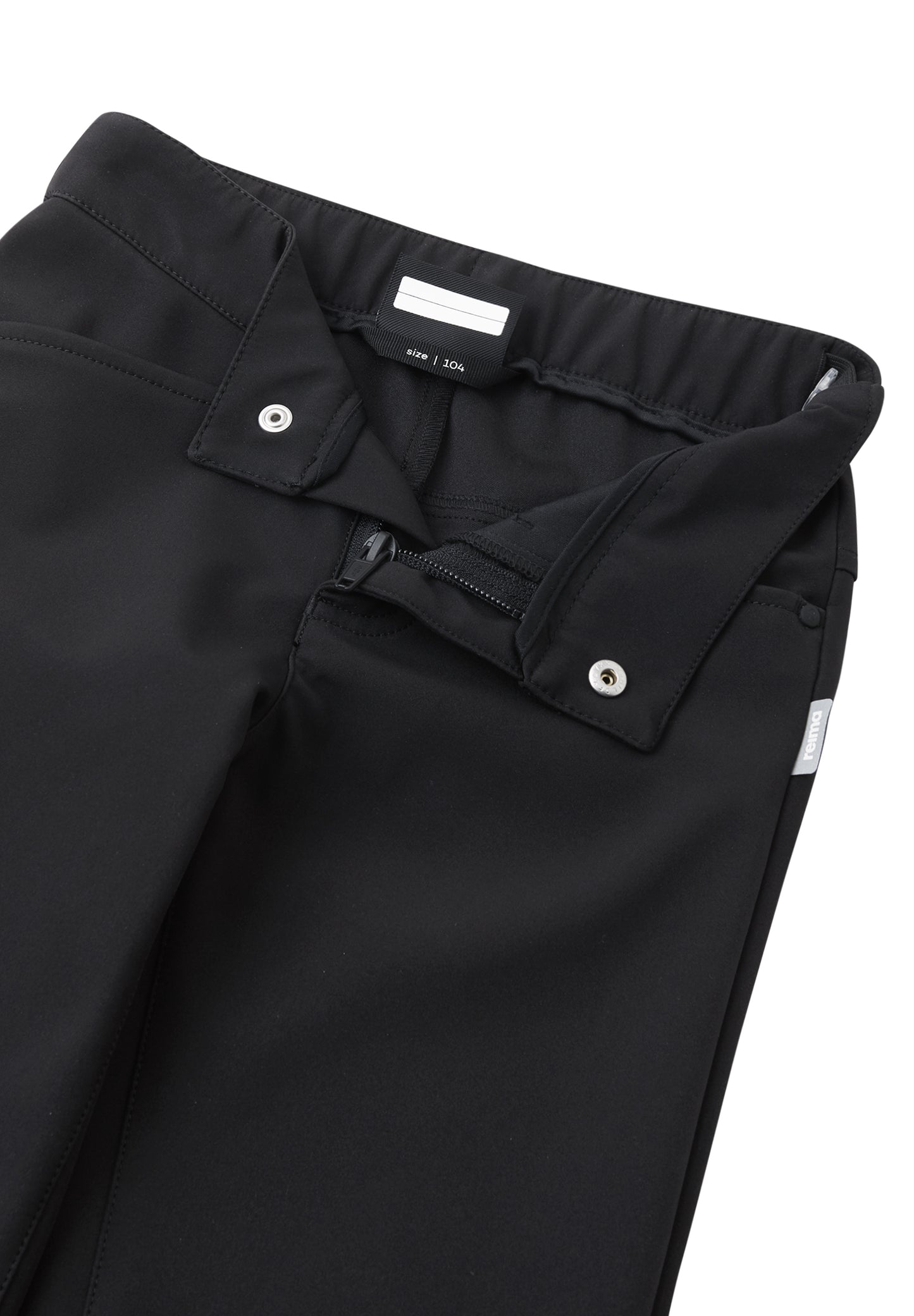 REIMA Softshell-Hose <br>Idole <br>Gr. 104, 110, 116, 122, 128, 134, 140, 146, 152, 164 <br>aussen Softshell <br> innen Jersey<br> schmaler Schnitt <br>WS 10'000 mm