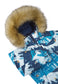 REIMA TEC Winteroverall/Skianzug <br>Lappi <br>Gr. 80 bis 98<br> Po-Bereich extra dick isoliert<br> Taille regulierbar<br> Kunst-Pelz abnehmbar<br> abnehmbare Fuss-Schlaufen<br> WS 15'000 mm