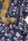 REIMA TEC Winterjacke/Parka Muhvi <br>Gr. 104 bis 140 <br>Kunstpelz abnehmbar, langer Schnitt<br> WS 12'000 mm