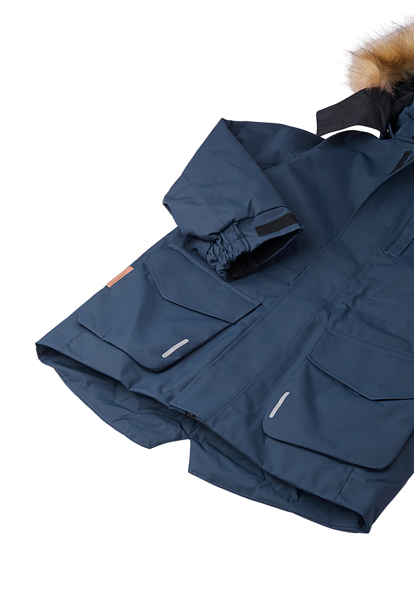 REIMA TEC warme Winterjacke/Parka Naapuri <br> Gr. 116, 122, 128, 134, 140, 152, 158, 164<br> auch ohne Kunst-Pelz tragbar<br> 100% wasserdicht<br> warm wattiert mit Fellex (hochwertige künstliche Daune) <br> WS 12'000 mm