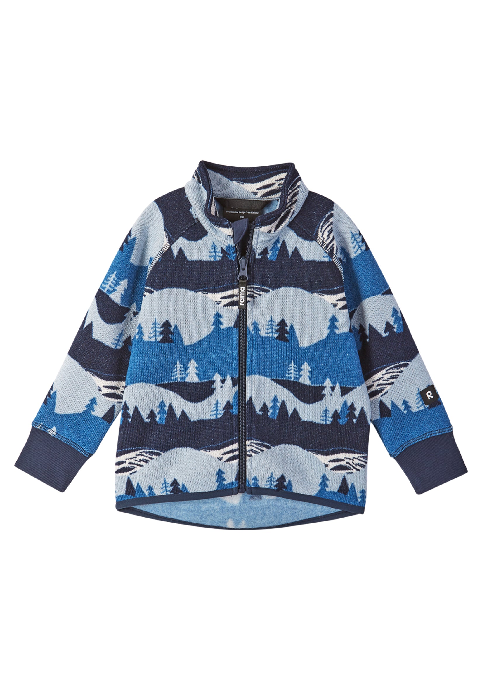 REIMA Jacke Strick-Fleece Ornament 5200043A