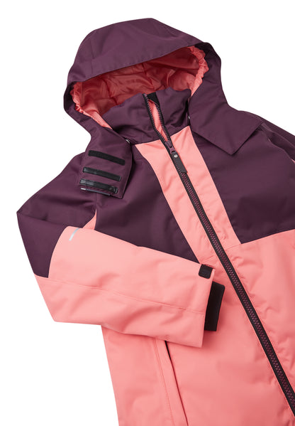 REIMA TEC Skijacke/Winterjacke Soppela <br>Gr. 134, 146, 158 <br> Schneefang & verstellbare Ärmelbündchen mit Lycraeinsätzen<br> funktionelle Details<br> WS 10'000 mm