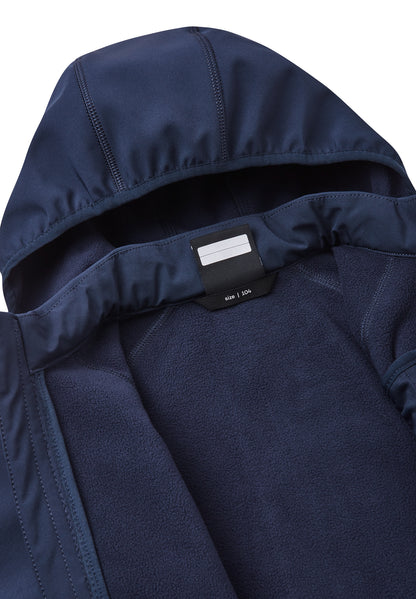 REIMA gefütterte Softshell-Jacke <br>Vantti <br>Gr. 80 - 140<br> aussen Softshell<br> innen weiches Fleece <br>WS 10'000 mm