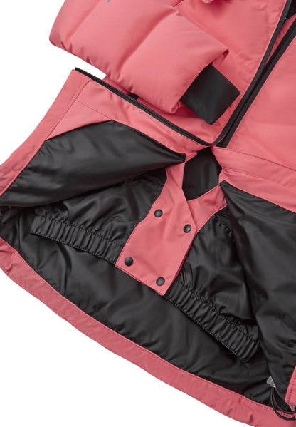 REIMA TEC warme Daunen-Skijacke/Winterjacke <br>Vuono <br>Gr. 116, 134, 140, 152<br> echte zertifizierte Daune, waschbar<br> Schneefang & verstellbare Ärmelbündchen mit Lycraeinsätzen mit Daumenloch<br> WS 10'000 mm