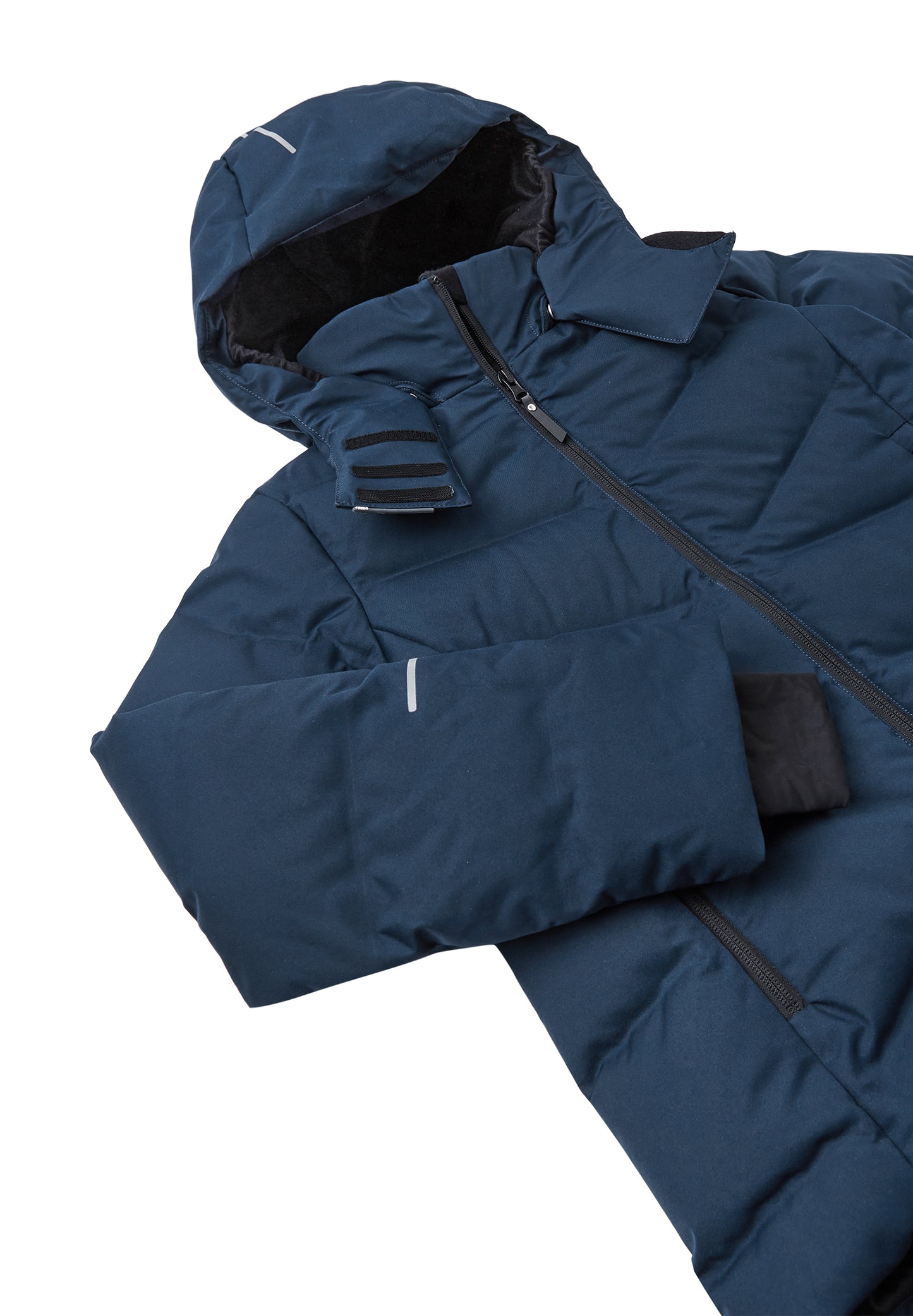 REIMA TEC warme Daunen-Skijacke/Winterjacke <br>Vuono <br>Gr. 110, 116, 122, 134, 140, 146, 152, 164 <br> echte zertifizierte Daune, waschbar<br> Schneefang & verstellbare Ärmelbündchen mit Lycraeinsätzen mit Daumenloch<br> WS 10'000 mm